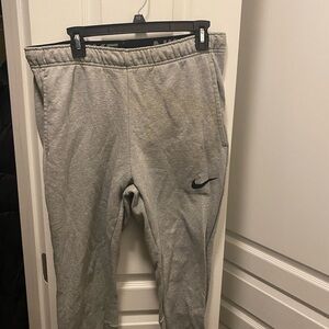 Nike Gray Sweatpants Joggers with Elastic Waistband